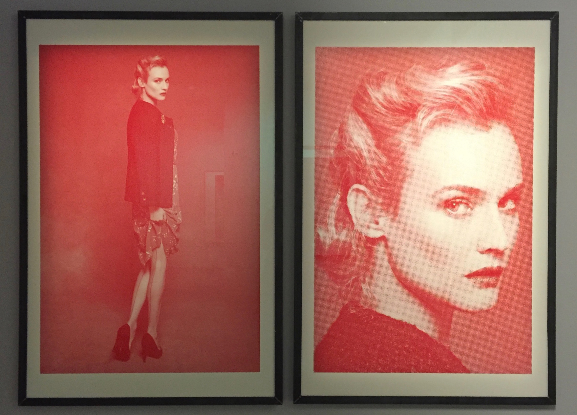 Diane Kruger, 2013, impression acrylique sur toile © Karl Lagerfeld