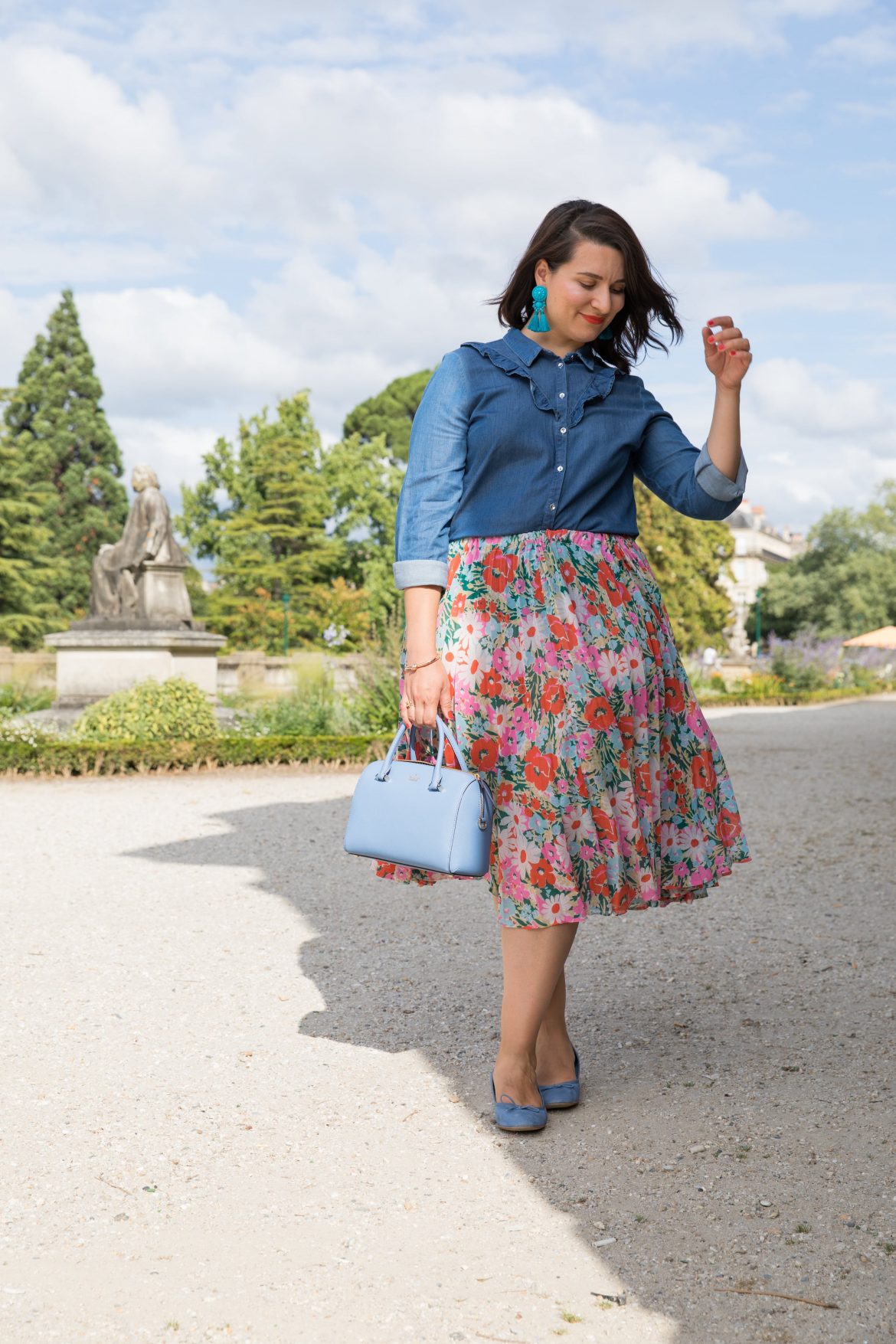 Chaussures Ballerines Bleues Princesse Reine Des Neiges Pour Filles