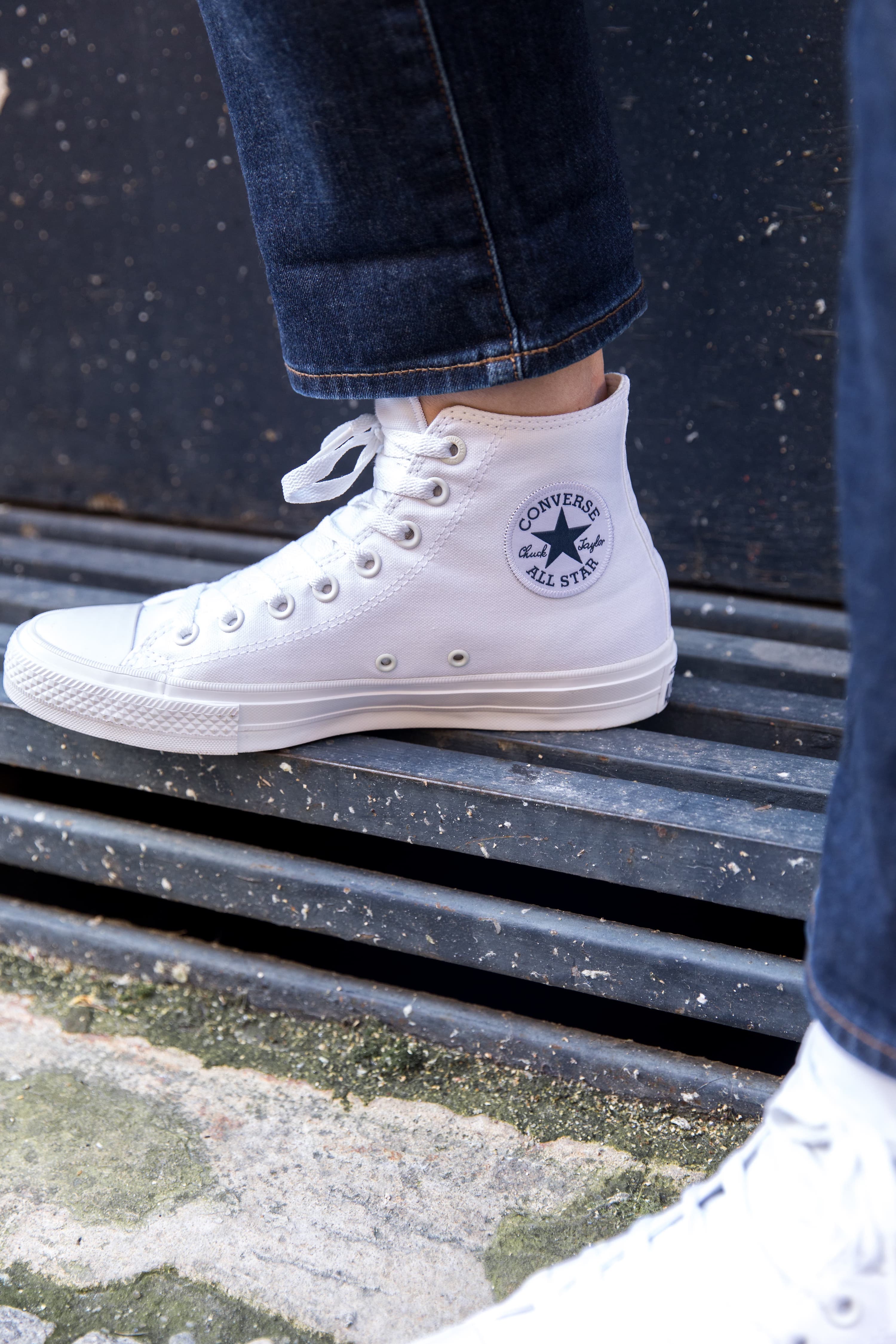 converse blanches soldes