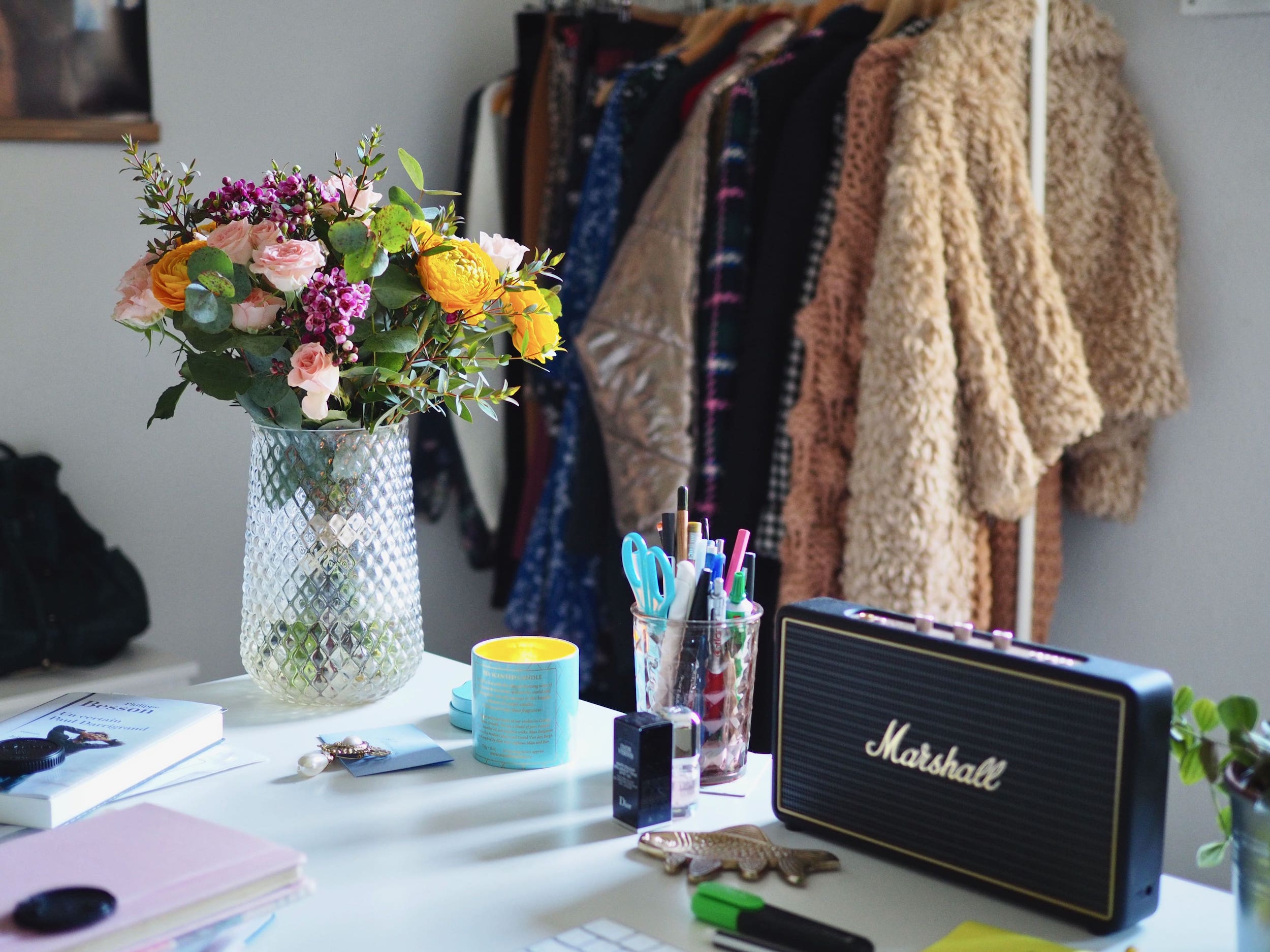 Décoration : mon bureau à la maison – https://mademoisellemodeuse.com/