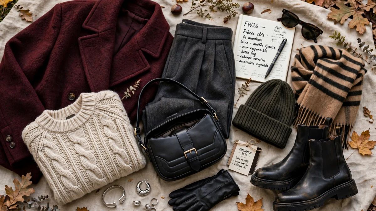Manteau statement, maille près du corps, tailleur assoupli, carreaux et léopard. Les vraies pièces fortes de l'automne-hiver 2026 et comment les porter.